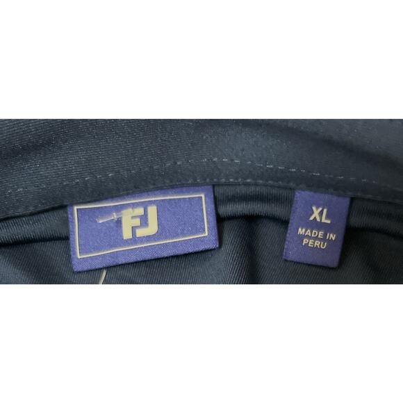 Foot Joy Men’s Navy Short Sleeve Golf Polo XL NEW With Tags - Picture 3 of 6